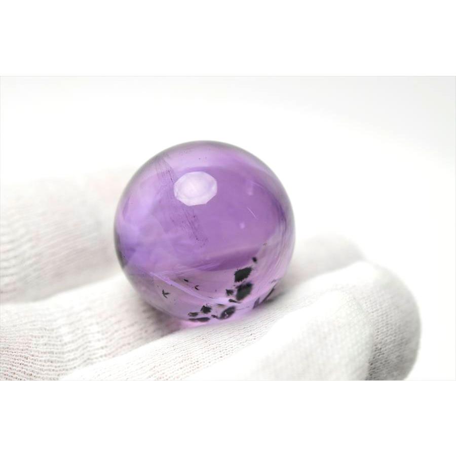 ロマネサイトインアメジスト ファントム 丸玉 (約27mm珠) ブラジル産 花入り アメジスト タンブル 紫水晶 スフィア 天然石 パワーストーン 握り石 |  | 04