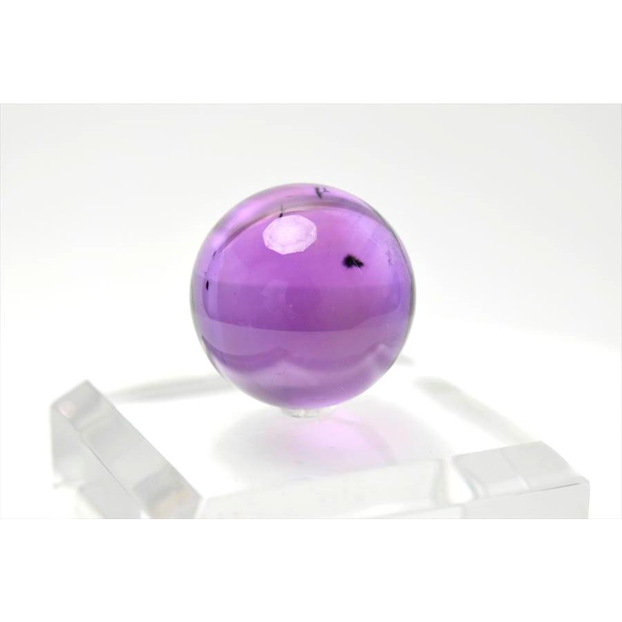 ロマネサイトインアメジスト ファントム 丸玉 (約28mm珠) ブラジル産