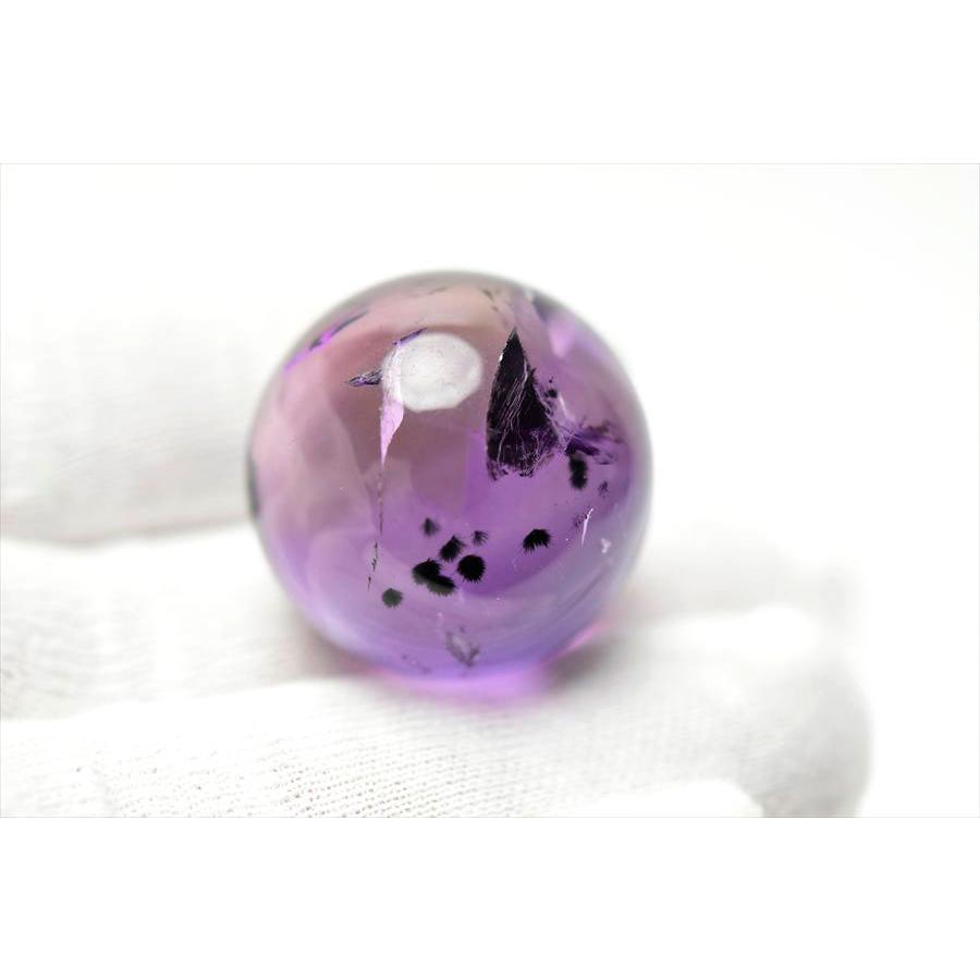 ☆天然石☆ロマネサイトインアメジスト スフィア　ファントム　丸玉 ロマネサイトインアメジスト ファントム 丸玉 (約27.2mmm珠) ブラジル