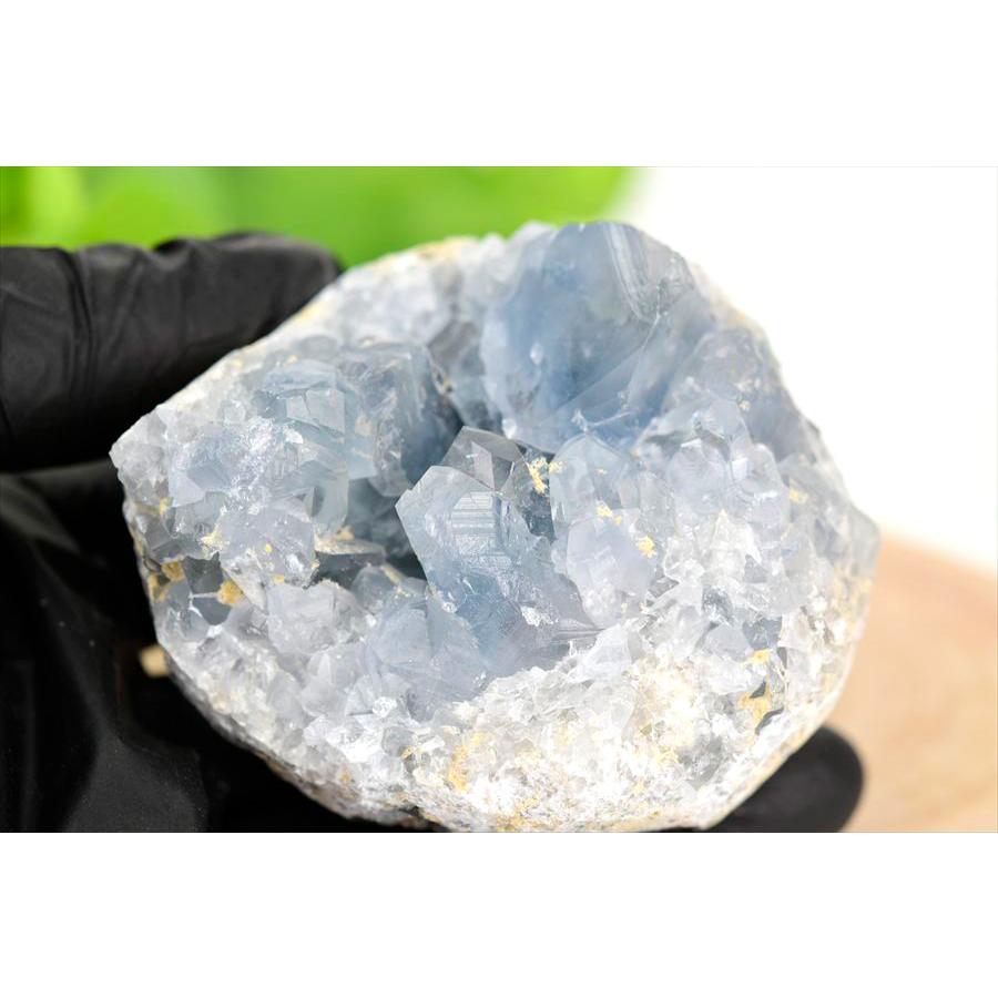 セレスタイト 天青石 クラスター 原石 人気のミニサイズ マダガスカル産 群晶 天然石 パワーストーン 浄化_3