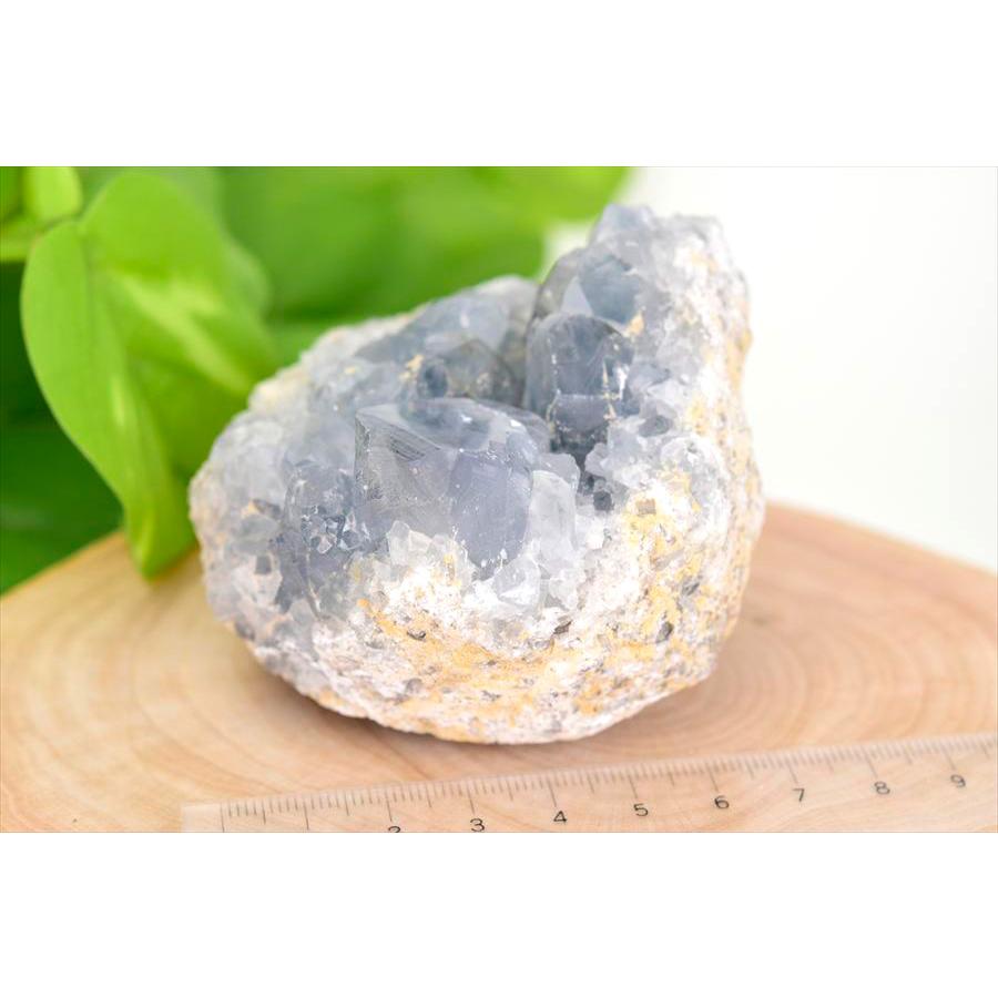 セレスタイト 天青石 クラスター 原石 人気のミニサイズ マダガスカル産 群晶 天然石 パワーストーン 浄化_4