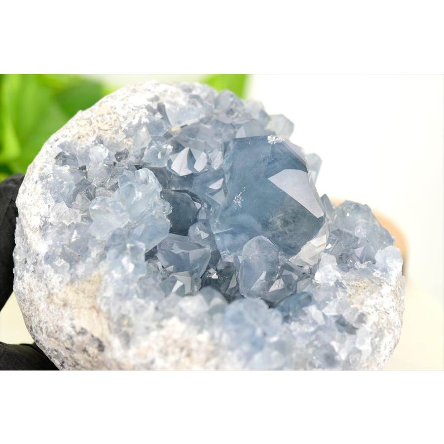 セレスタイト 天青石 クラスター 原石 人気のミニサイズ マダガスカル産 群晶 天然石 パワーストーン 浄化_3