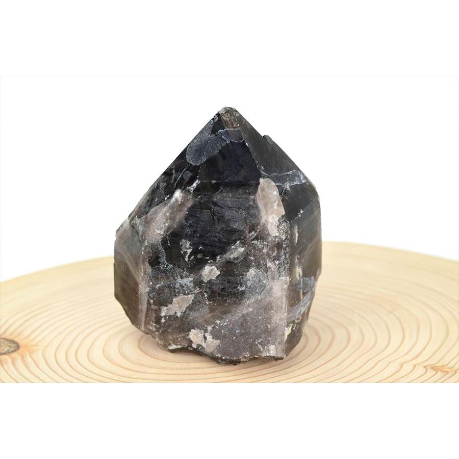 黒水晶 モリオン クラスター 約525g 原石 中国 山東省五蓮産 単結晶 