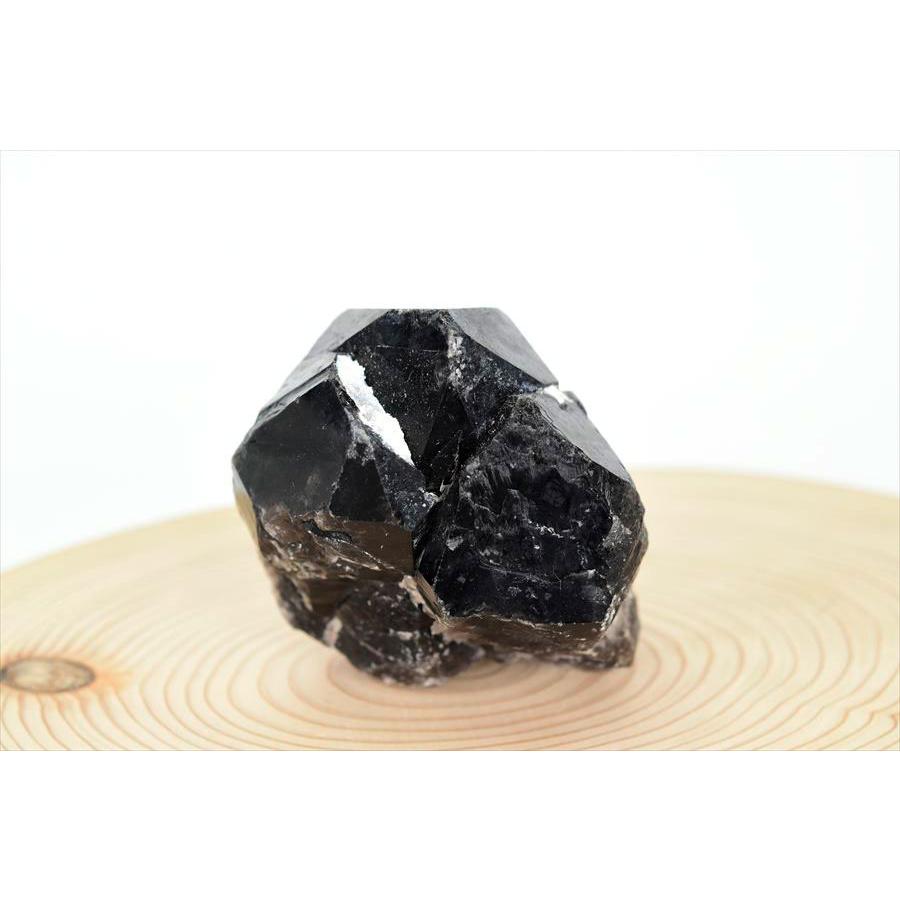 黒水晶 モリオン クラスター 約496g 原石 中国 山東省五蓮産 単結晶