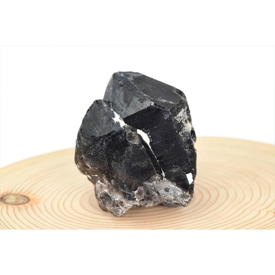 黒水晶 モリオン クラスター 約496g 原石 中国 山東省五蓮産 単結晶