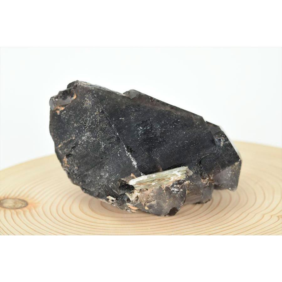 黒水晶 モリオン クラスター 約689.5g 原石 中国 山東省五蓮産 単結晶