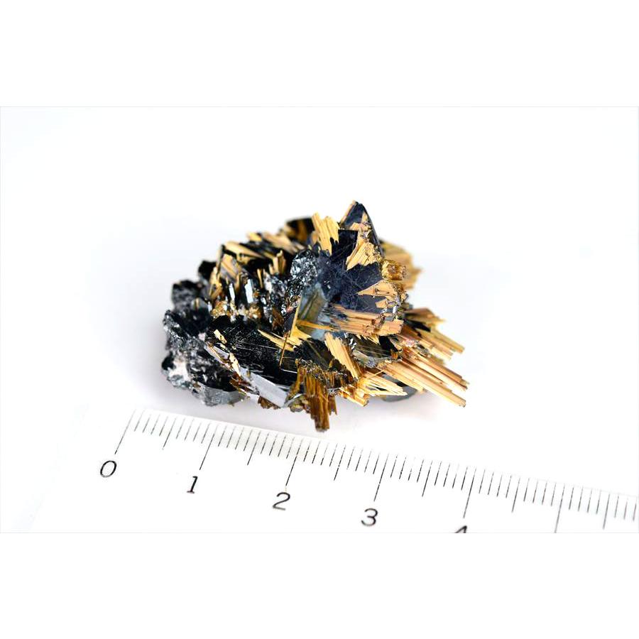 ゴールドルチル 太陽ルチル 標本 約24.5g 原石 ブラジル産 金針 ルチル