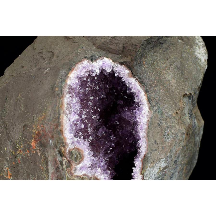 純天然 ナチュラル ワイルドアメジスト ハンマークラッシュ 約7kg ウルグアイ アルティガス産 紫水晶 母岩付き 玄武岩 手割り 塊割り Artigas Uruguay_4