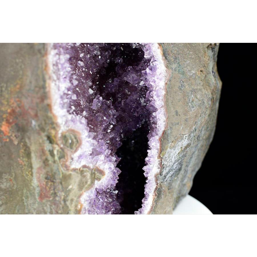純天然 ナチュラル ワイルドアメジスト ハンマークラッシュ 約7kg ウルグアイ アルティガス産 紫水晶 母岩付き 玄武岩 手割り 塊割り Artigas Uruguay_5