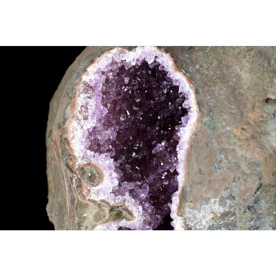 純天然 ナチュラル ワイルドアメジスト ハンマークラッシュ 約7kg ウルグアイ アルティガス産 紫水晶 母岩付き 玄武岩 手割り 塊割り Artigas Uruguay_6
