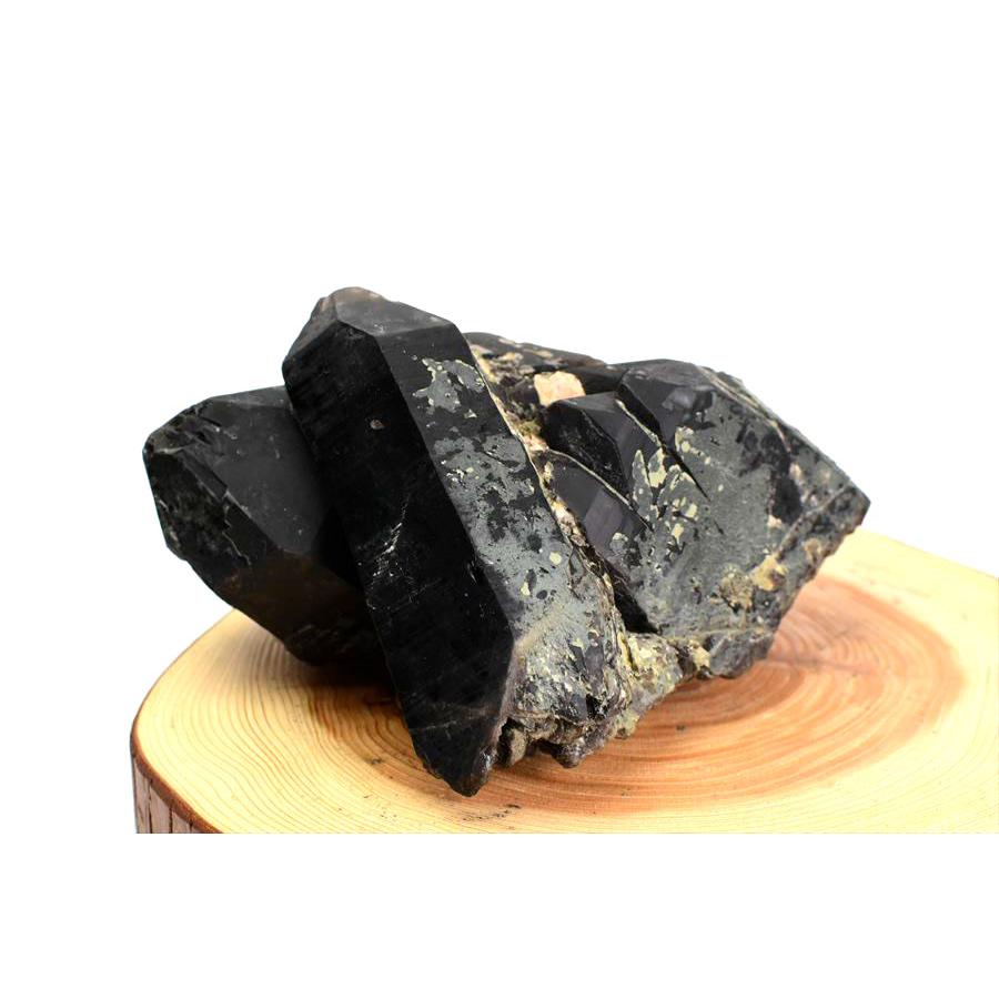 黒水晶 モリオン クラスター 約2.34kg 原石 中国 山東省五蓮産 単結晶