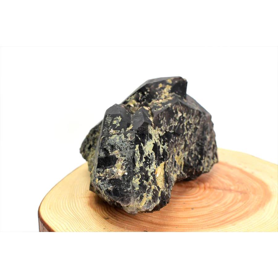 黒水晶 モリオン クラスター 約2.34kg 原石 中国 山東省五蓮産 単結晶