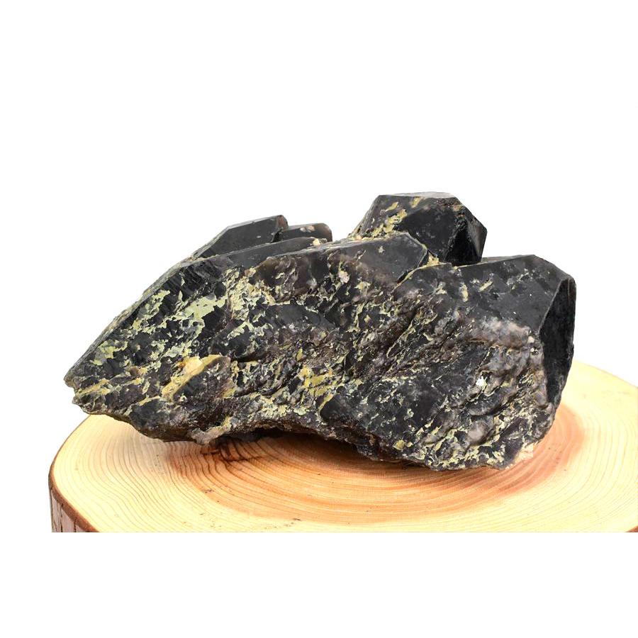 黒水晶 モリオン クラスター 約2.34kg 原石 中国 山東省五蓮産 単結晶