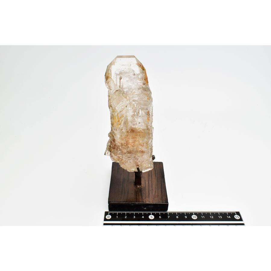 スモーキー アリゲータークォーツ (約384.5g) 水晶 エレスチャル