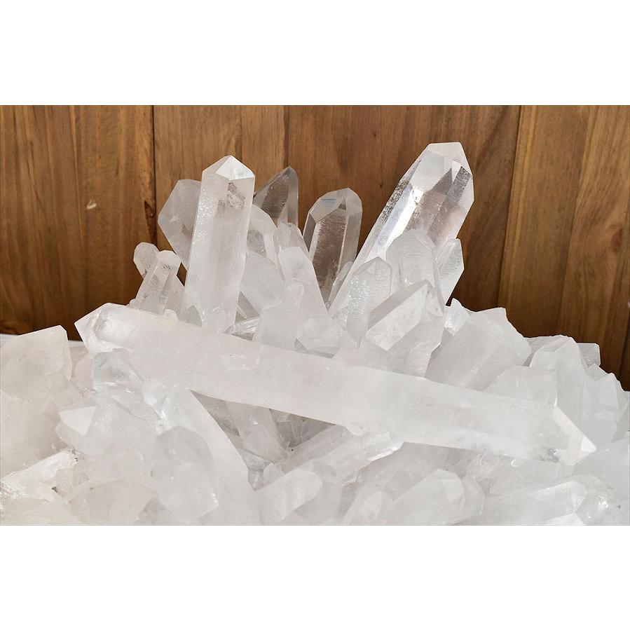 水晶 クラスター 特大サイズ (約12.76kg) ブラジル バイーア州産 原石