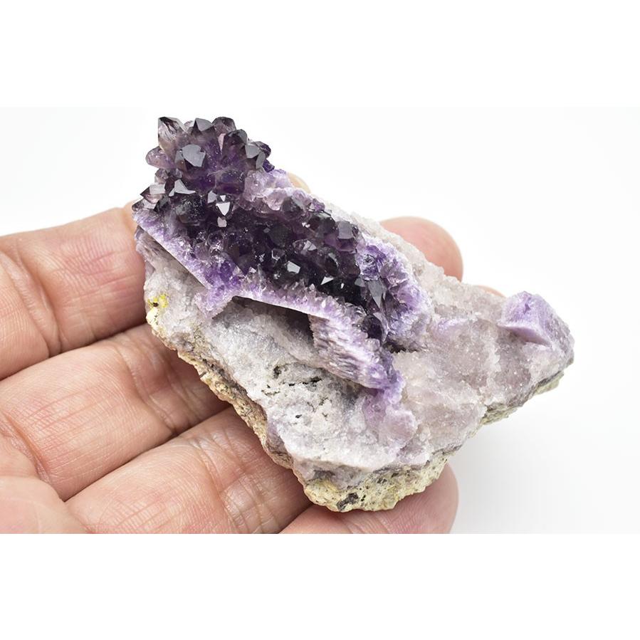 アメジスト 結晶 原石【約54.4g】ミニクラスター トルコ産 Alacham鉱山 