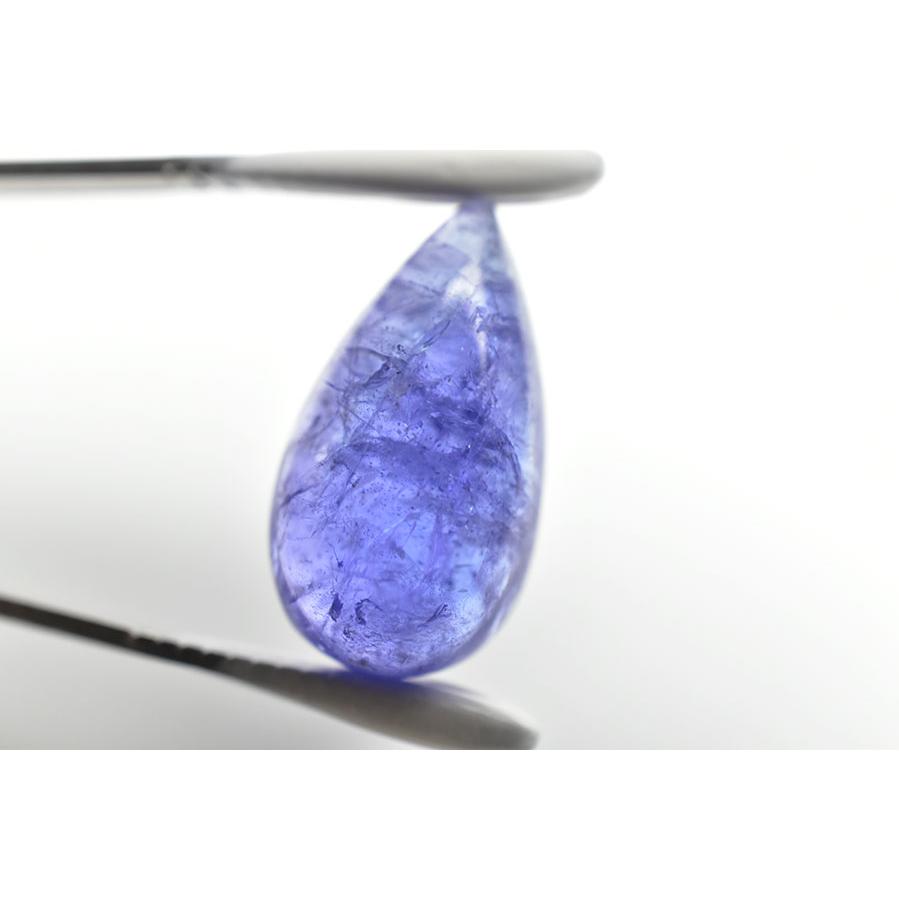 タンザナイト カボション□訳あり□【約1.8g(9ct)】ルース タンブル