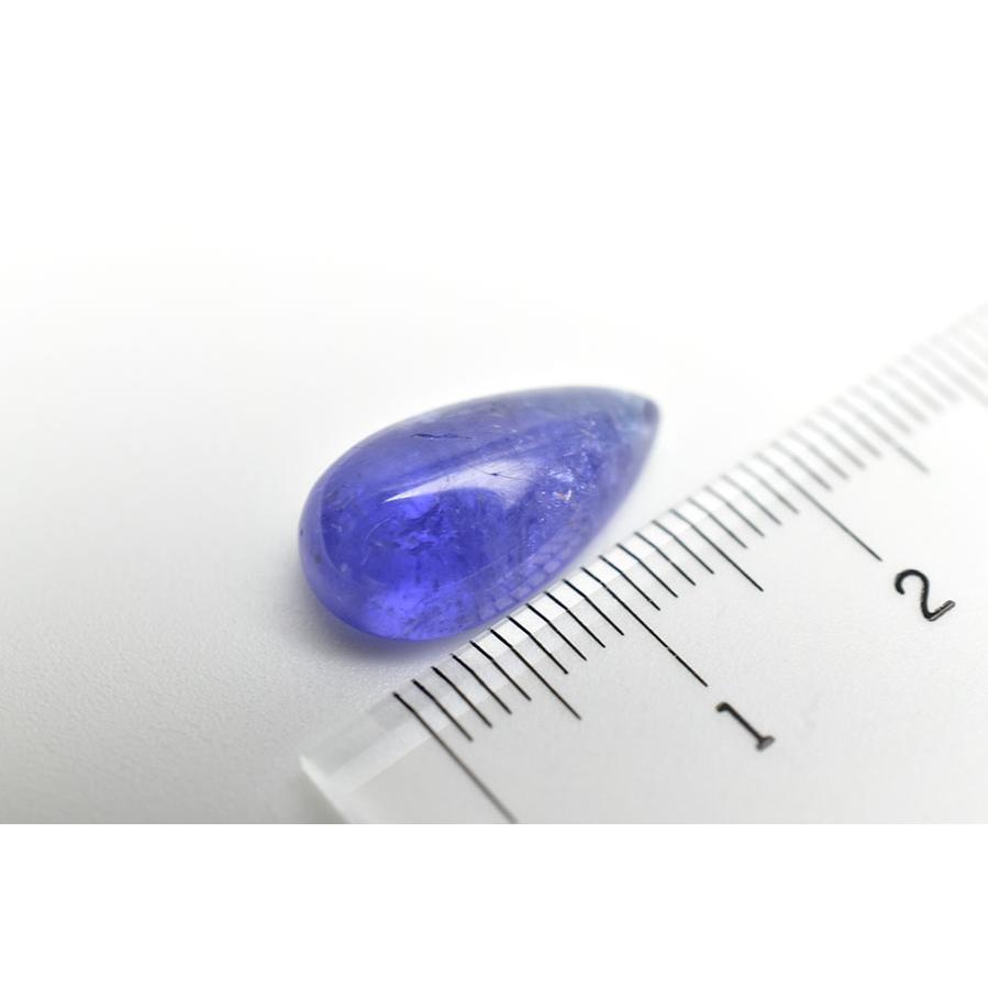 タンザナイト カボション□訳あり□【約1.8g(9ct)】ルース タンブル
