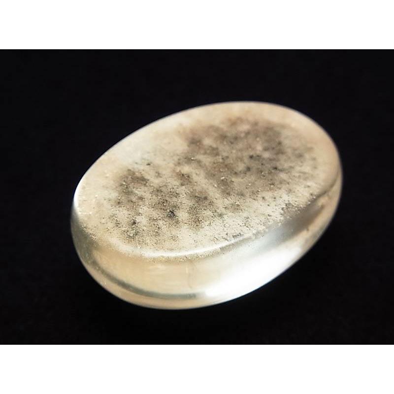ホワイトガーデンクォーツ (約15.3g) カボション ルース タンブル 水晶