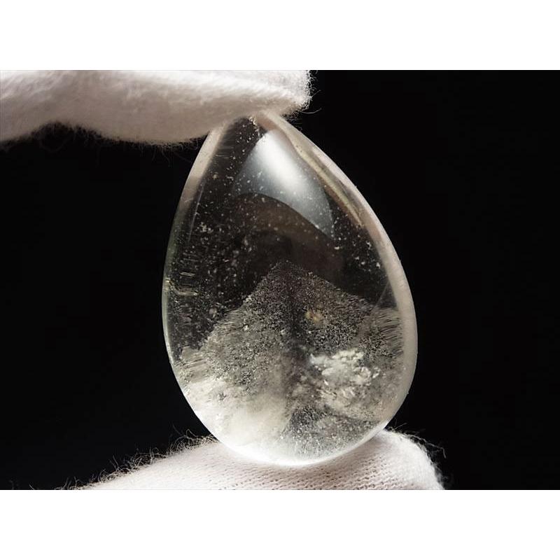 ファントムクォーツ (約19g) ファントム ルース タンブル 幻影水晶 カボション 天然石 パワーストーン 水晶 :e0220:厳選天然石