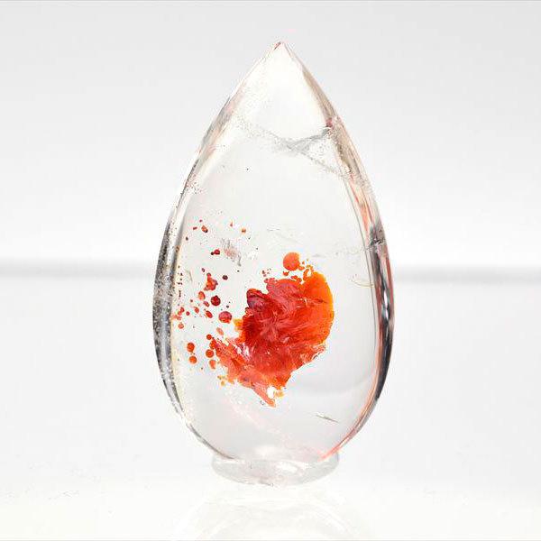 最高級 天然オーラクォーツ ナチュラル オーラクォーツ ライモナイトインクォーツ ルース フェルジナスインクリュージョン 自然が創り出す造形美 ブラジル産