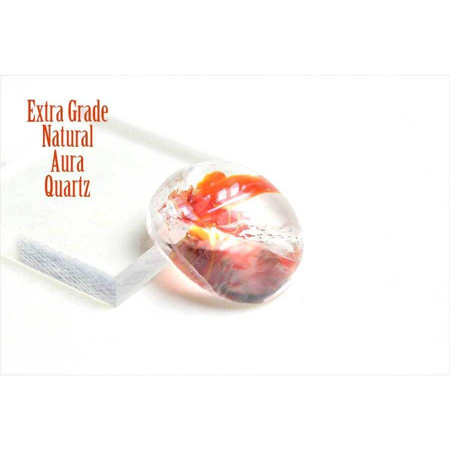 最高級 ナチュラル オーラクォーツ カボション ルース タンブル 自然が  