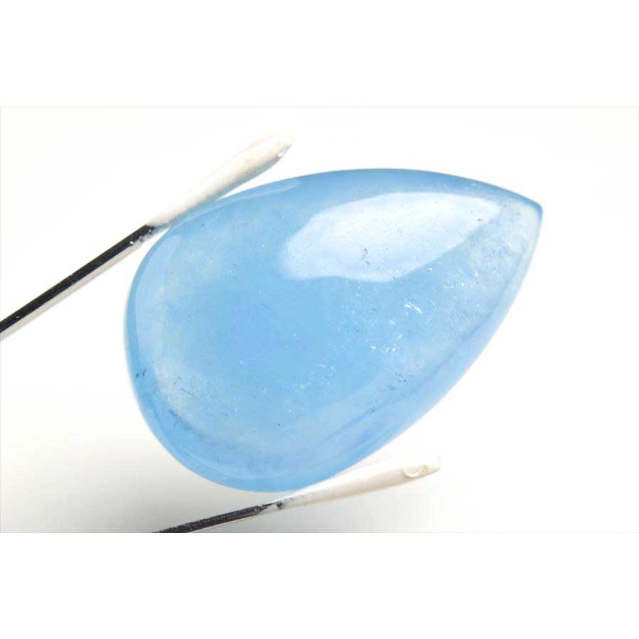 アクアマリン AAA+ (約17.4g) ルース タンブル ブラジル産 カボション