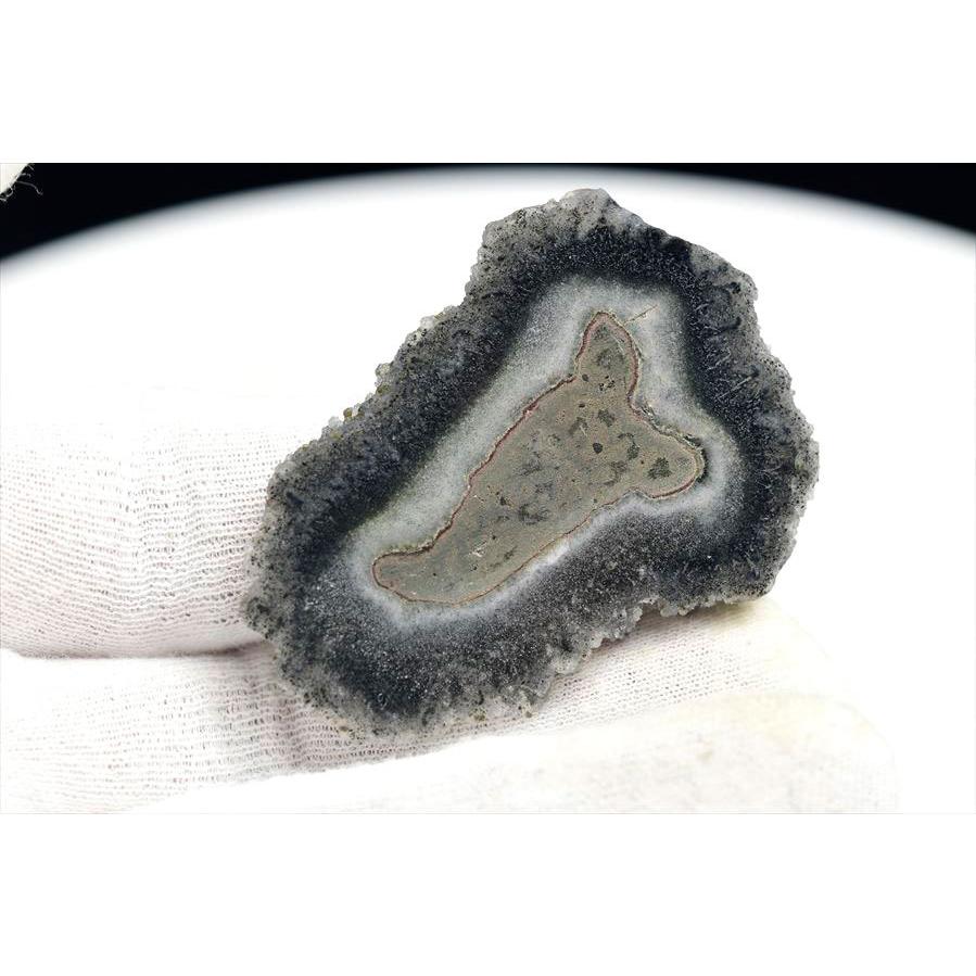 フラワーアメジスト ブラック スライス スタラクタイト 原石 ウルグアイ アルティガス産 紫水晶 ブラックアメジスト Artigas Uruguay 鍾乳石 天然石 |  | 05