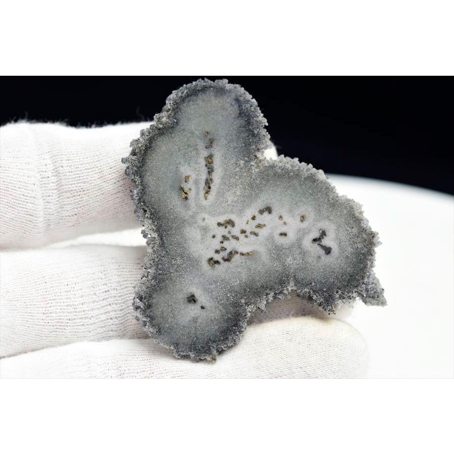フラワーアメジスト ブラック スライス スタラクタイト 原石 ウルグアイ アルティガス産 紫水晶 ブラックアメジスト Artigas Uruguay 鍾乳石 天然石 |  | 05