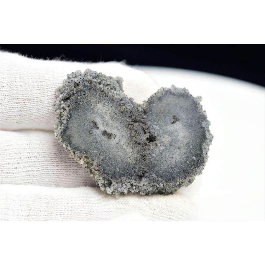 フラワーアメジスト ブラック スライス スタラクタイト 原石 ウルグアイ アルティガス産 紫水晶 ブラックアメジスト Artigas Uruguay 鍾乳石 天然石 |  | 01