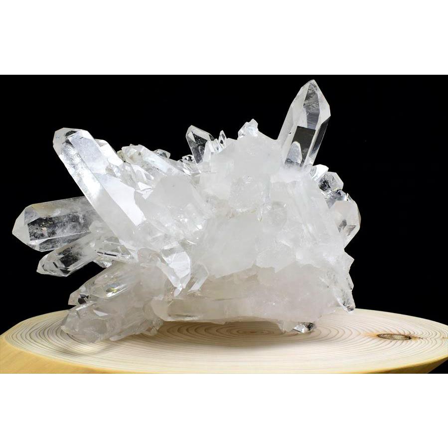 エクストラグレード 水晶 クラスター (約2476g) 原石 ブラジル コリント産 ブラジル産 群晶 透明度抜群 コリント 天然石 パワーストーンの画像