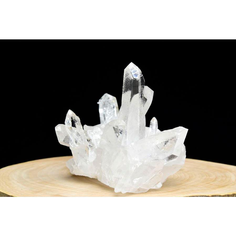 EXグレード 水晶 クラスター (約226.7g) 原石 ブラジル コリント産