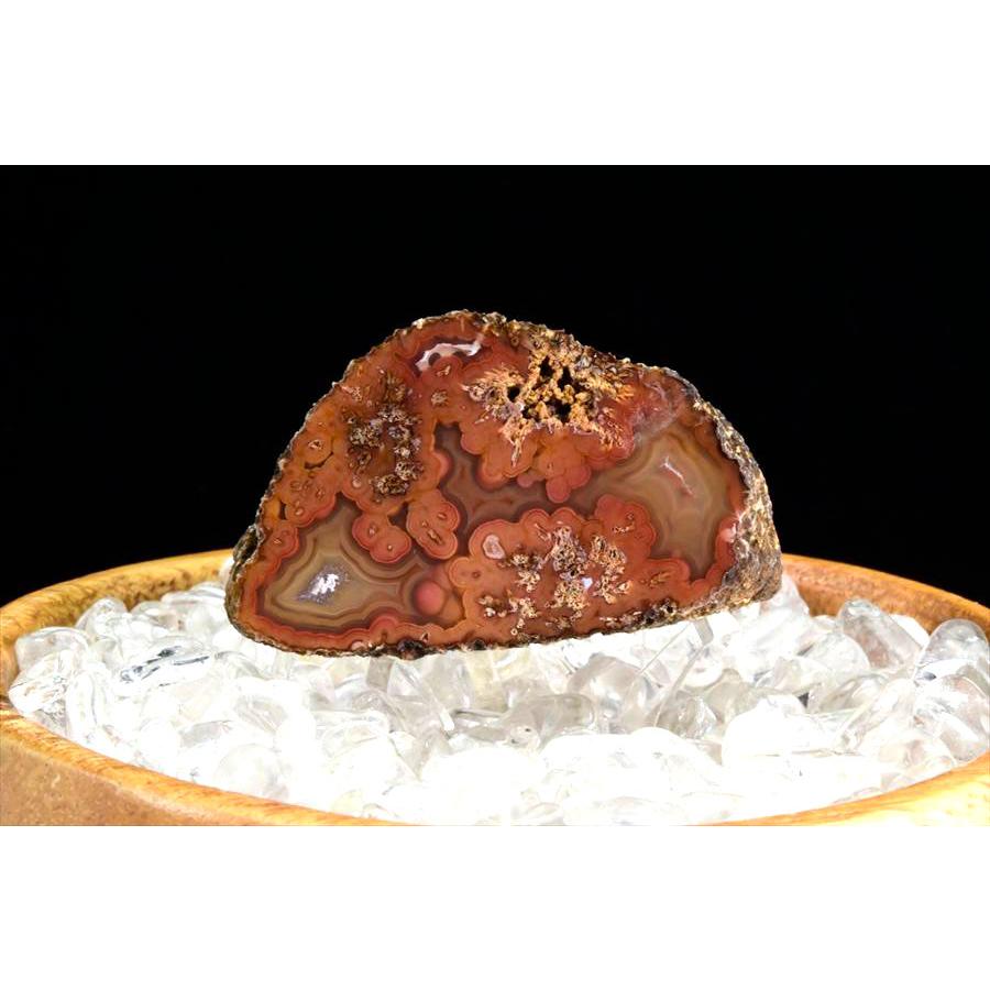 Coyamito Agate コヤミトアゲート 瑪瑙 (約44.7g) 原石 メキシコ コヤミト産 メノウ コヤミト アゲート ノジュール ハーフカット スライス 鉱物 標本 浄化_5