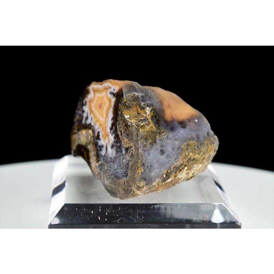 ラグナアゲート　Laguna Agate　瑪瑙 Laguna Agate ラグナアゲート 瑪瑙 (約57g) 原石 メキシコ ラグナ産