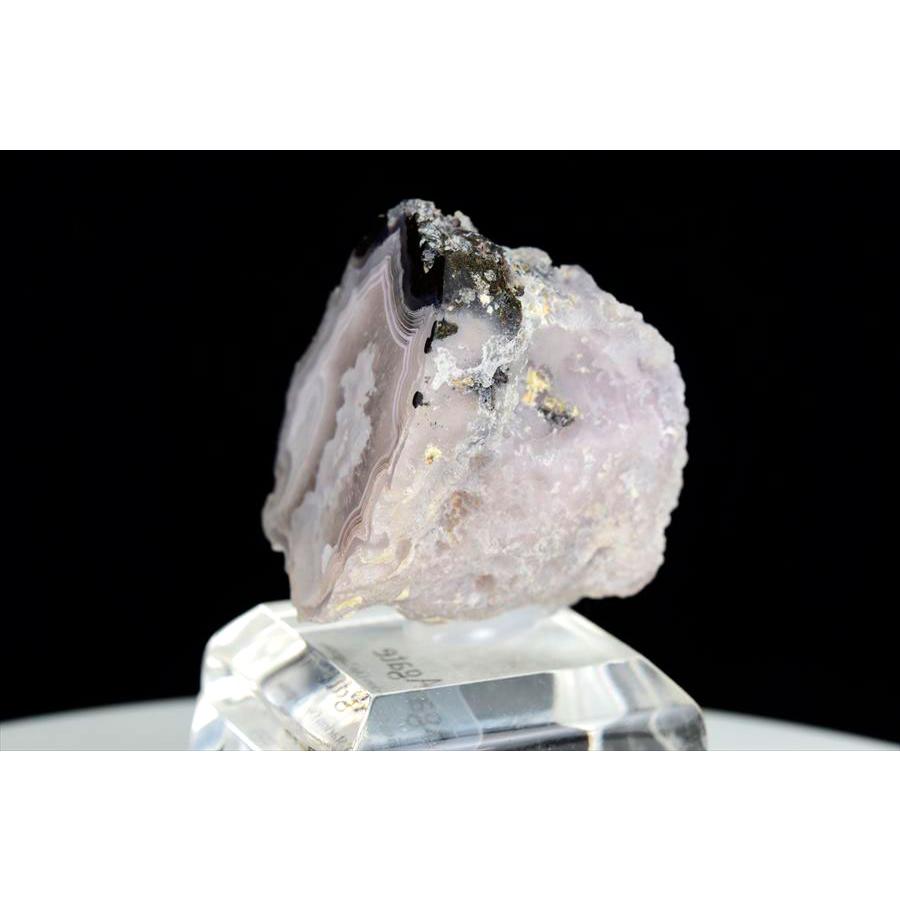 Laguna Agate ラグナアゲート 瑪瑙 (約57g) 原石 メキシコ ラグナ産 メノウ ラグナ アゲート ノジュール ハーフカット スライス 鉱物 標本 天然石 浄化