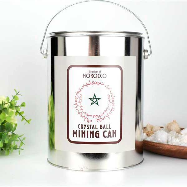 限定 Miningcan マイニング缶 約4kgセット モロッコ産クリスタル 缶入り採掘セット ジオードの中身 キラキラ ダブルターミネイテッド 金平糖 両剣ドゥルージー | 