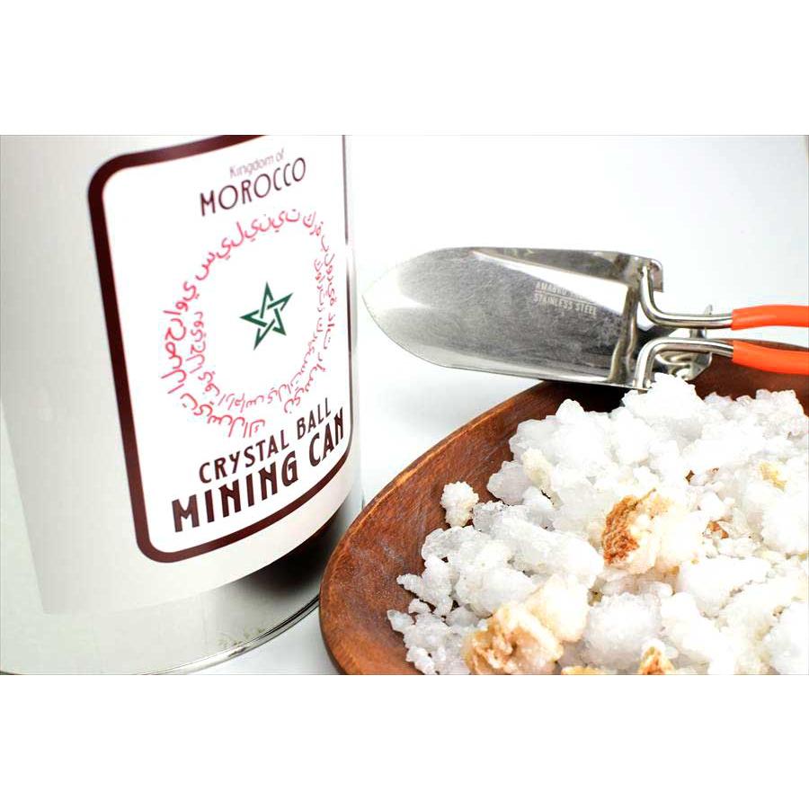 限定 Miningcan マイニング缶 約4kgセット モロッコ産クリスタル 缶入り採掘セット ジオードの中身 キラキラ ダブルターミネイテッド 金平糖 両剣ドゥルージー |  | 01