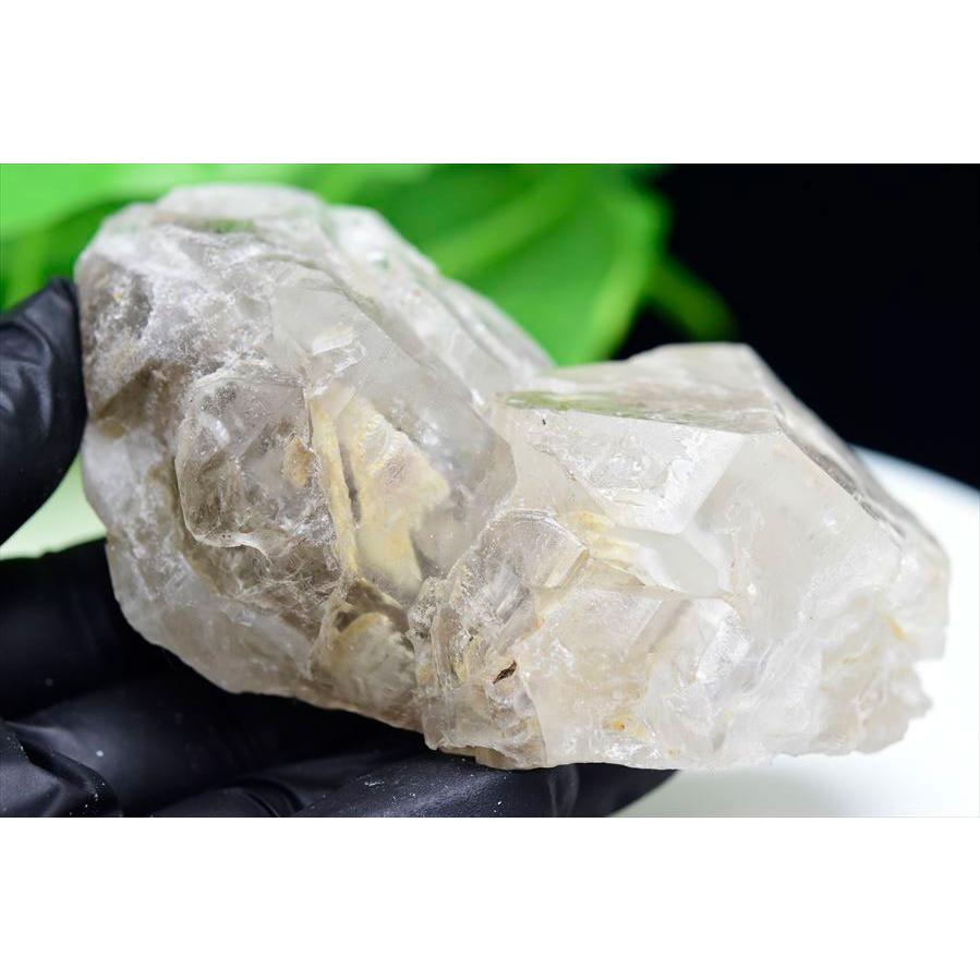 スモーキー アリゲータークォーツ (約394.5g) ジャカレー水晶 ブラジル ミナスジェライス州 アラスアイ産 ブラジル産 エレスチャル ワニ水晶 ジャカレー_2