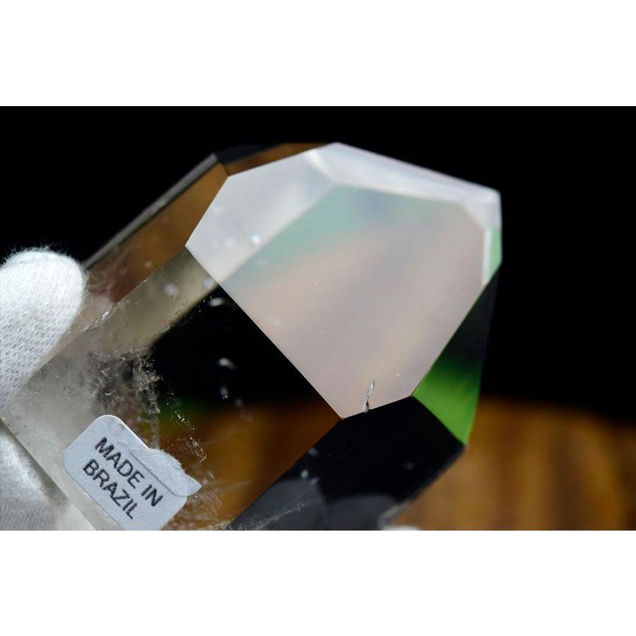 スーパーEXグレード 水晶 ポイント 超透明 (約124.3g) ブラジル ミナス
