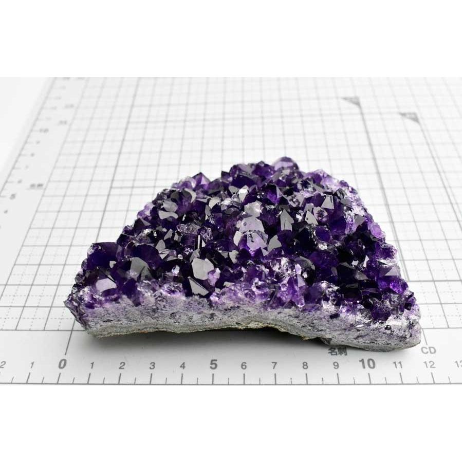 アメジスト クラスター 原石 ウルグアイ産【約600g】 紫水晶
