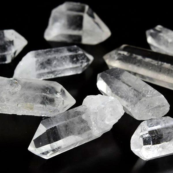 水晶 単結晶 ポイント (約200gセット) アソートセット 原石 天然石 パワーストーン｜up-stone