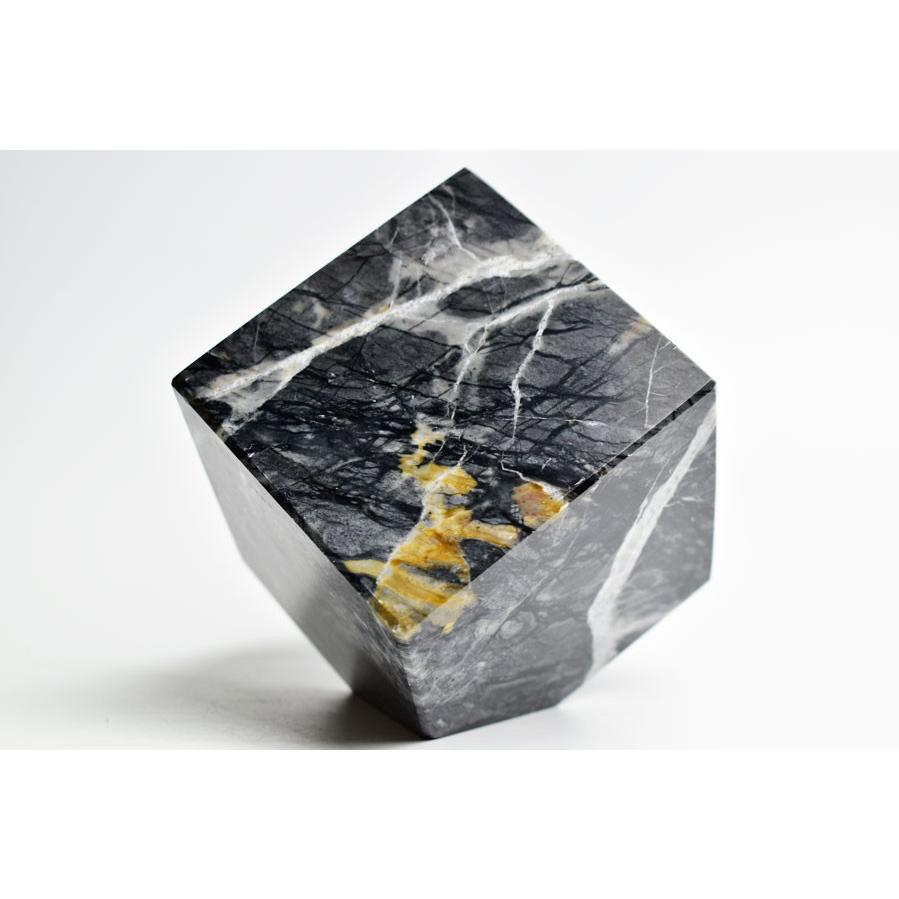 ピカソマーブル 大理石 キューブ型 置物 マーブル石 石灰岩 天然石