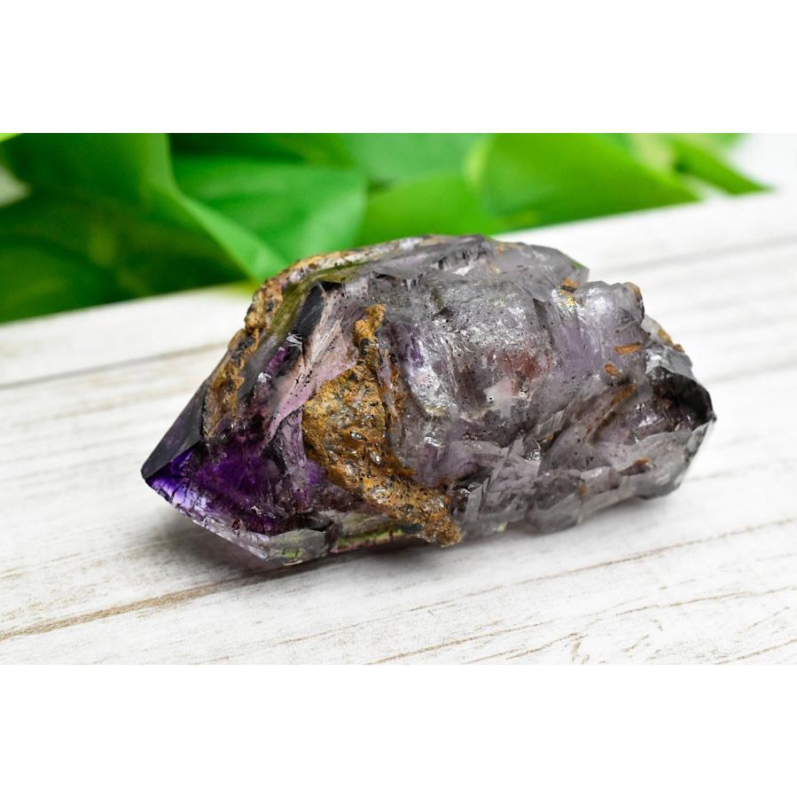 アメジストエレスチャル AAAA【約65.8g】水入り 結晶 原石 水晶