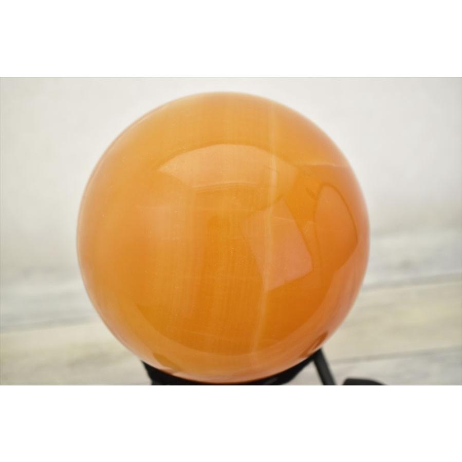 ⭐︎天然石　カルサイト　スフィア　特大　丸玉 カルサイト 丸玉 虹入り 71mm ホワイトカルサイト スフィア 一点