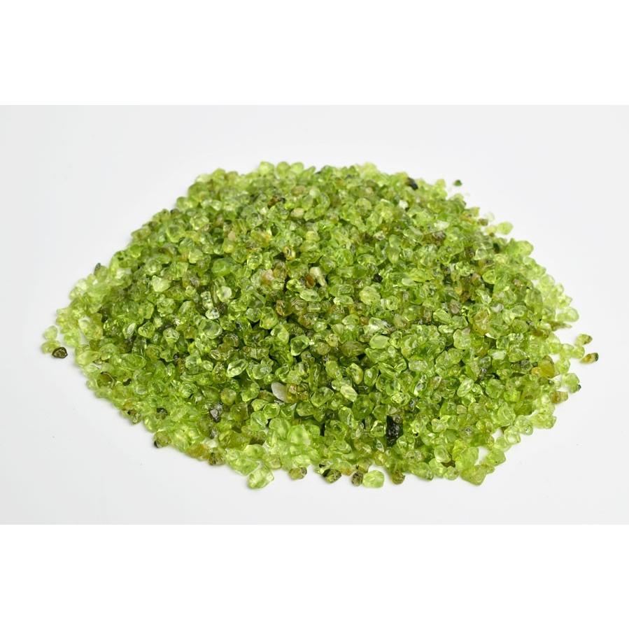ペリドット さざれ (100g1100円) ブレスレットの浄化に ペリドット