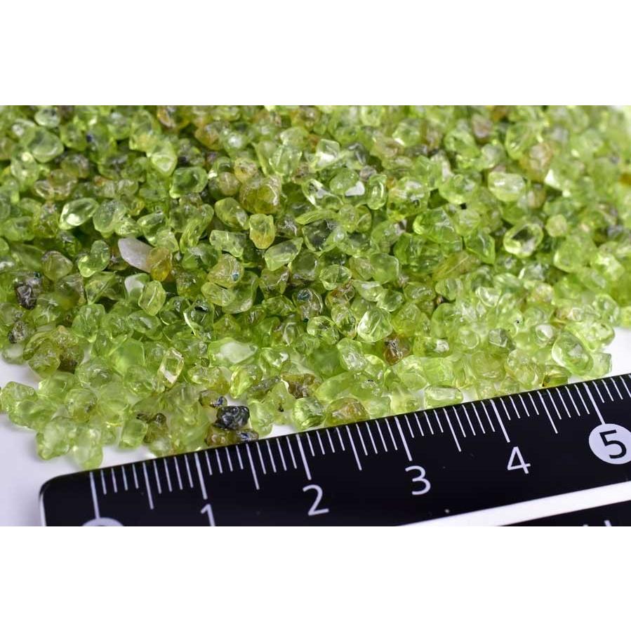 ペリドット さざれ (100g1100円) ブレスレットの浄化に ペリドット
