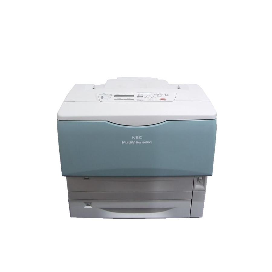 MultiWriter 8450N NEC A3モノクロレーザープリンタ　増設ホッパ付 30000枚以下【中古】｜up-tempo