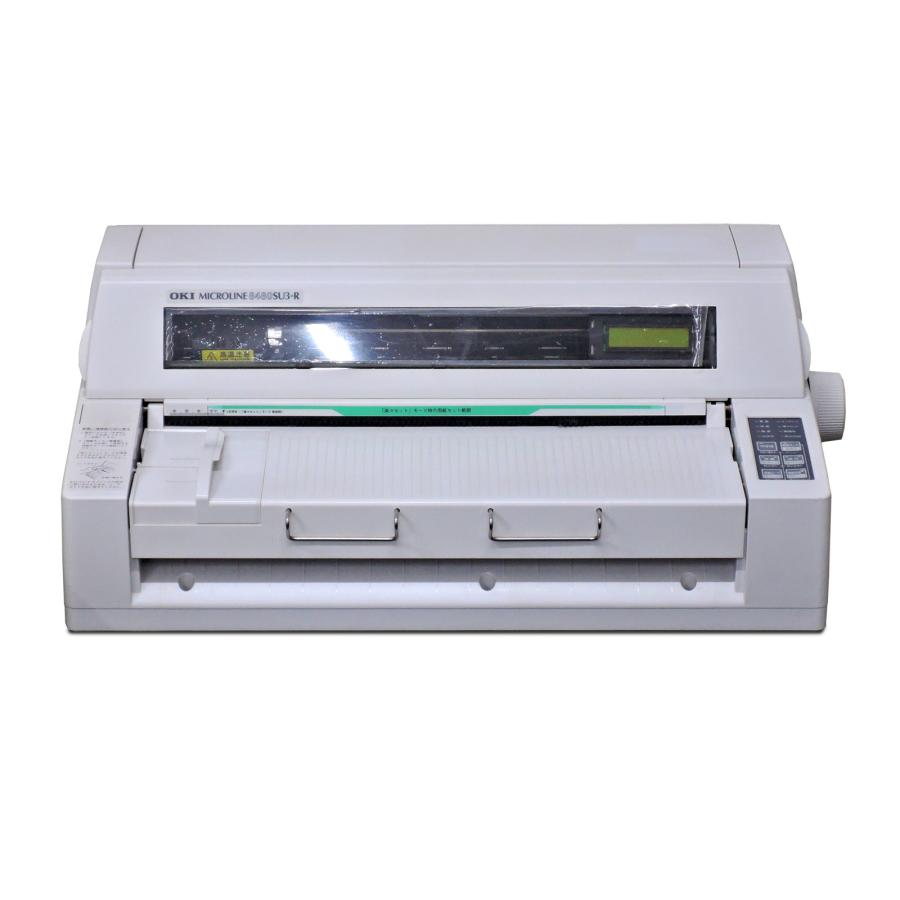 沖データ 【中古】 OKI MICROLINE 8480SU3-R ドットインパクトプリンタ