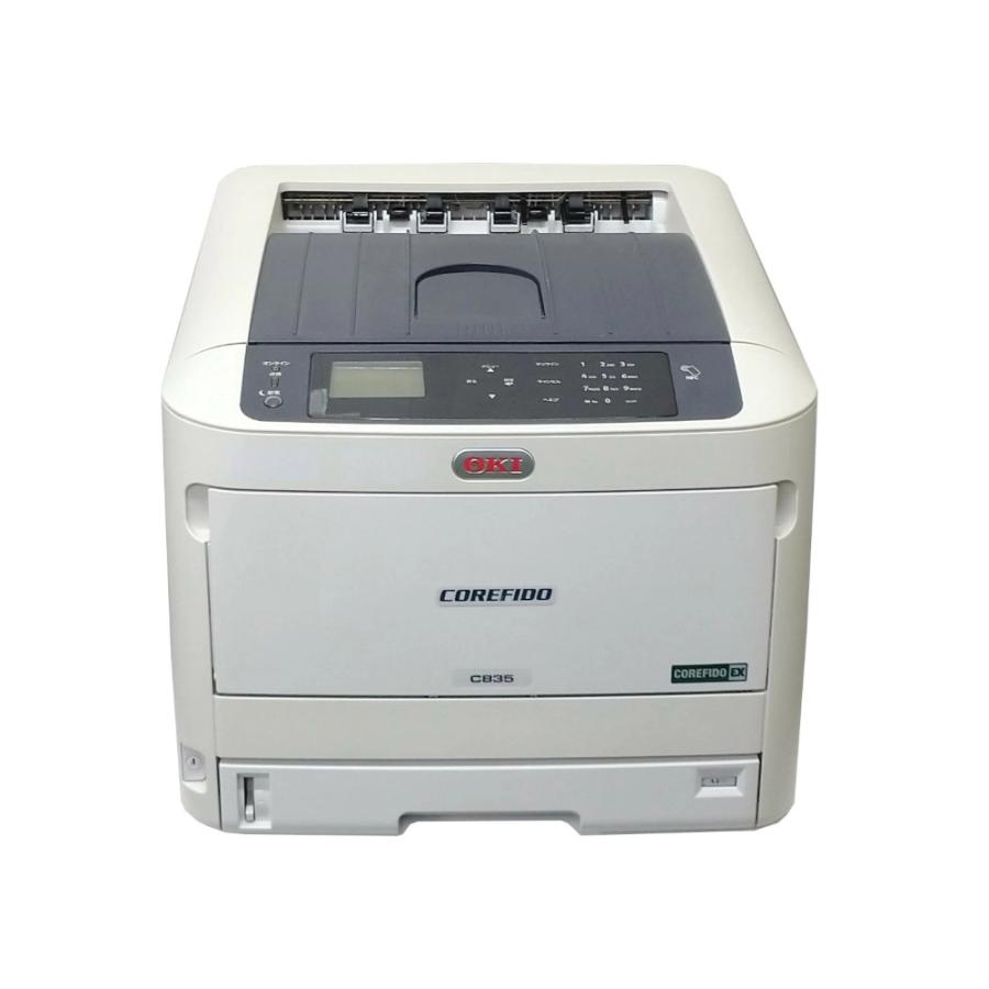 C835dnw OKI A3カラーレーザープリンタ 本体10000枚【中古】 : 株式