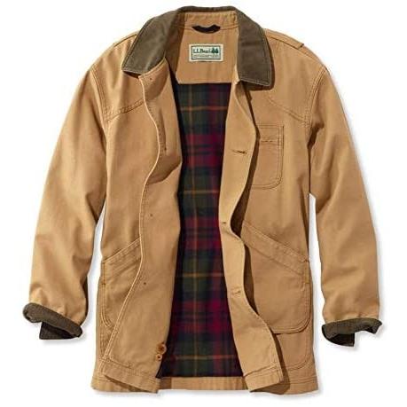 L.L.Bean(エルエルビーン) メンズ オリジナル・フィールド・コート コットンの裏地付き 米国フィット・レギュラー (ブラウン S) コート 米国フィット